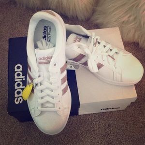 Brand new adidas rose gold shoes